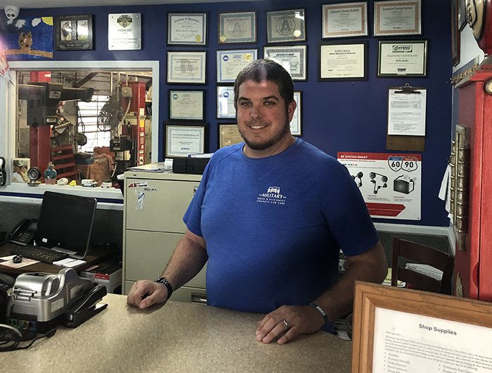 Military Brake & Alignment Services Inc. - our reception